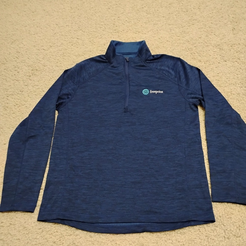 Vineyard Vines Sweater Mens S Blue 1/4 Zip Performance Pullover Preppy Designer